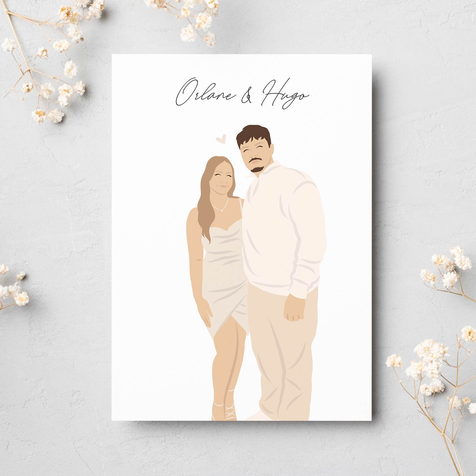 Affiche personnalisée réaliser par Mei&Cia