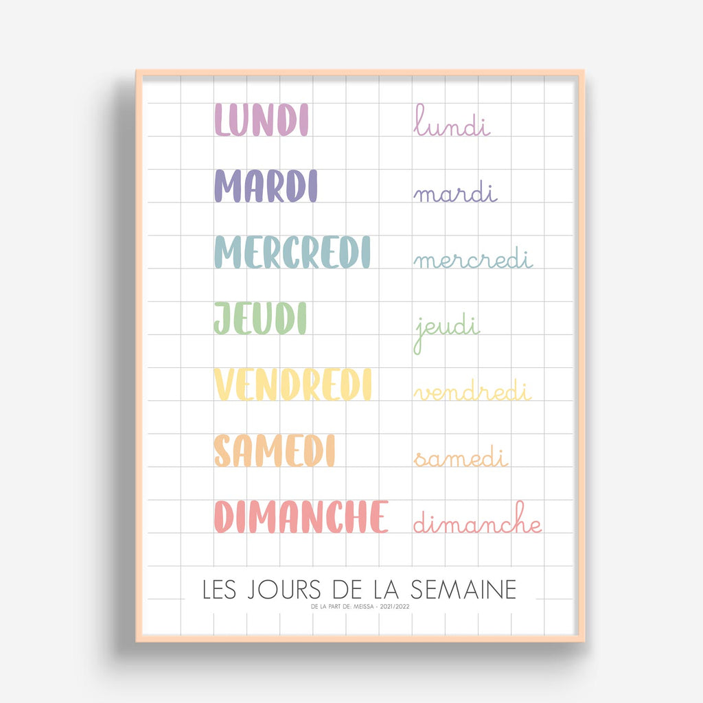 Affiche Scolaire