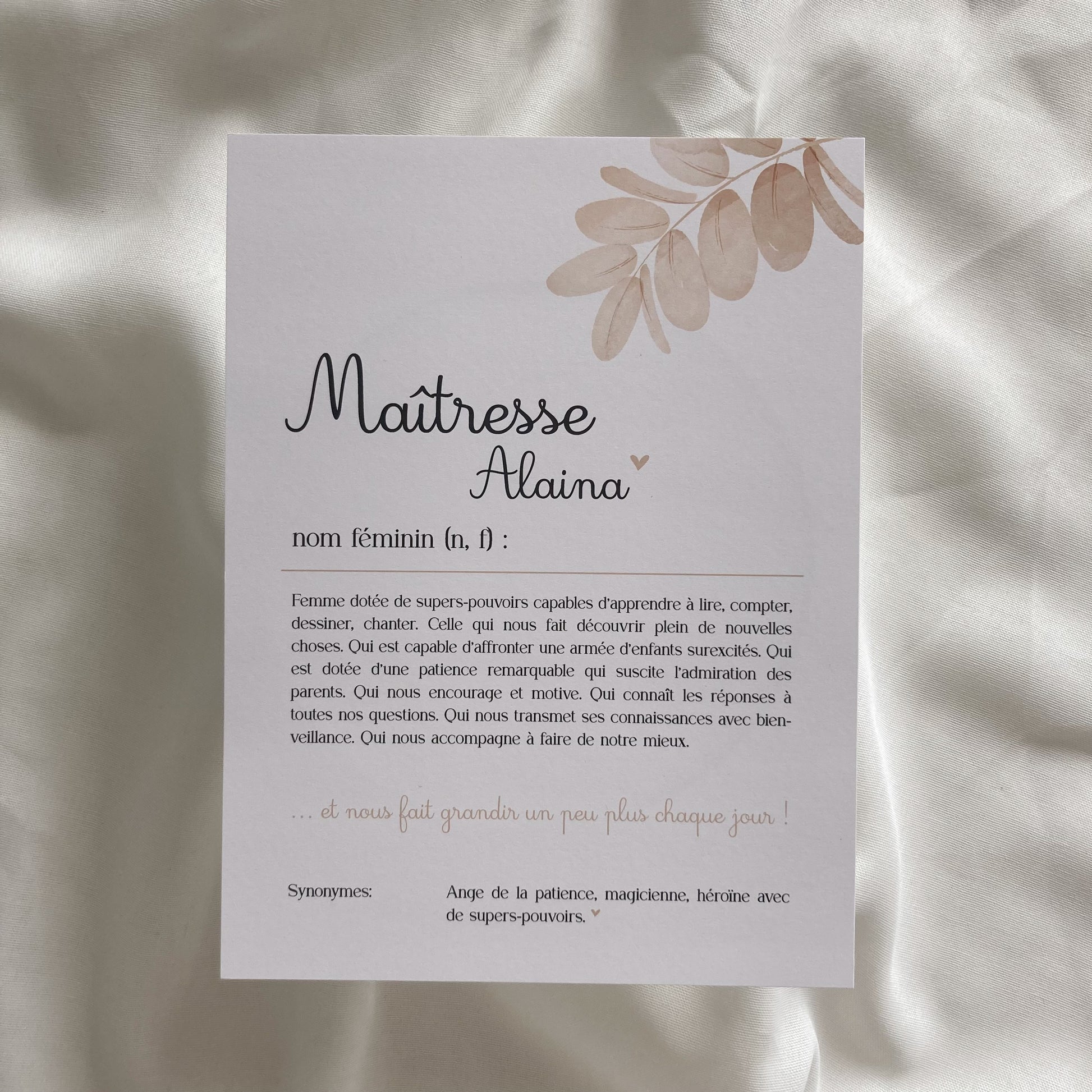 Pack Maîtresse | Atsem | Aesh | Nounou